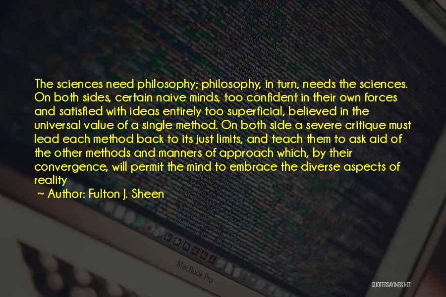 Limits Of Science Quotes By Fulton J. Sheen