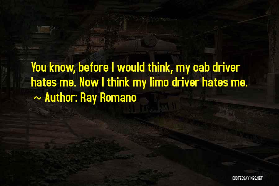 Limo Quotes By Ray Romano