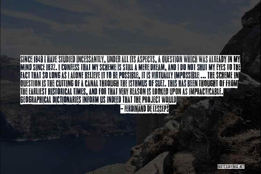Limonlu Cheesecake Quotes By Ferdinand De Lesseps Limonlu Cheesecake Quotes By Ferdinand De Lesseps