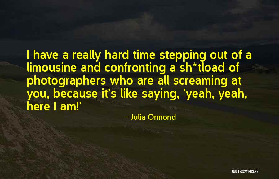 Limousine Quotes By Julia Ormond