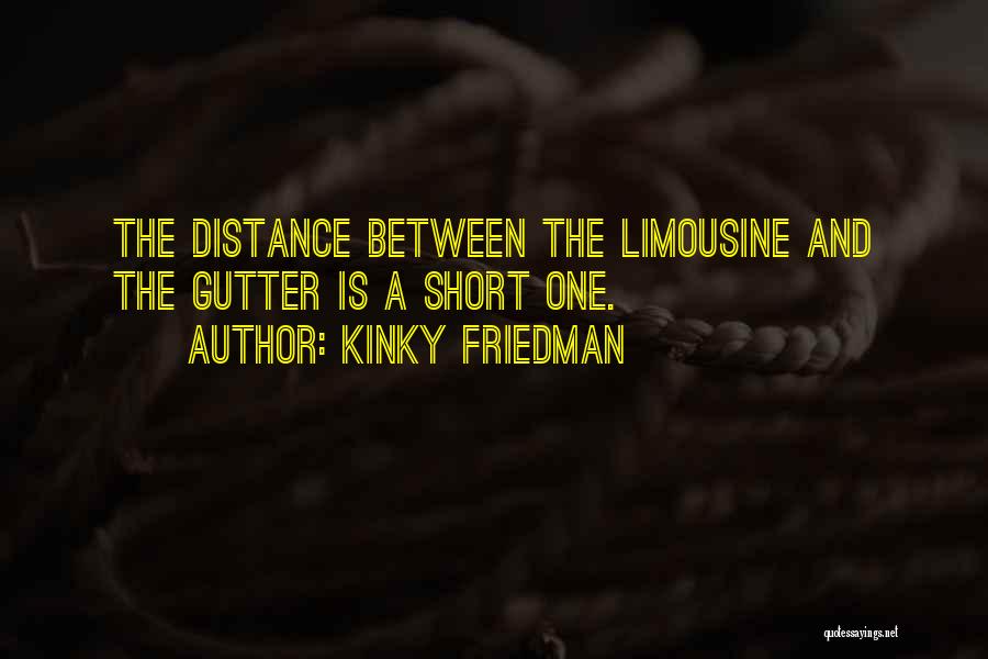 Limousines Quotes By Kinky Friedman