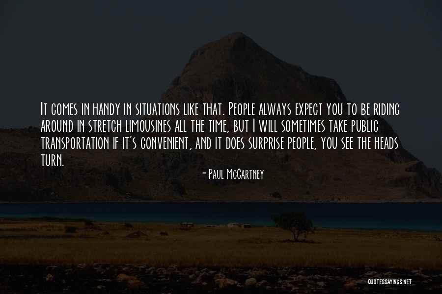Limousines Quotes By Paul McCartney Limousines Quotes By Paul McCartney