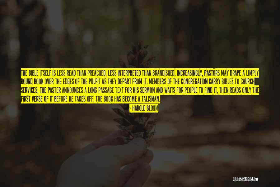 Limply Quotes By Harold Bloom Limply Quotes By Harold Bloom