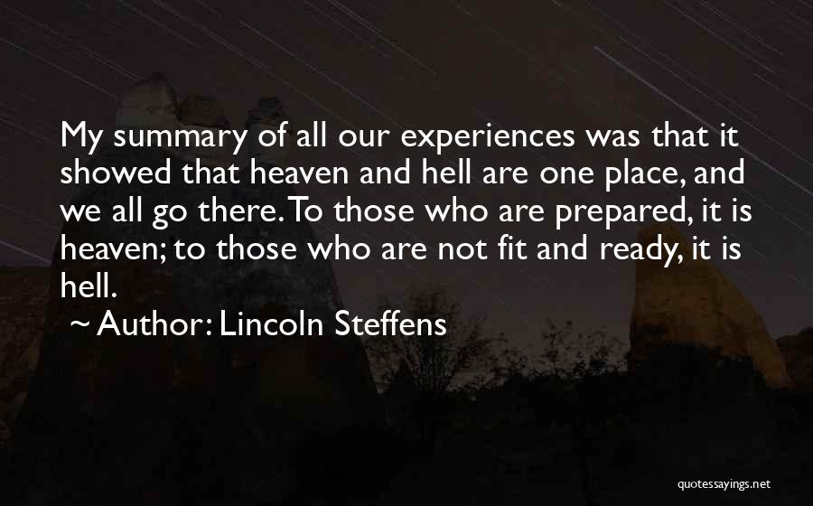 Lincoln Steffens Quotes 1289437