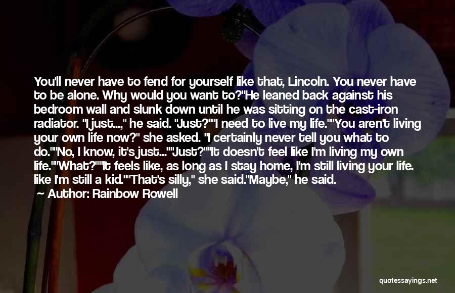 Lincoln's Quotes By Rainbow Rowell