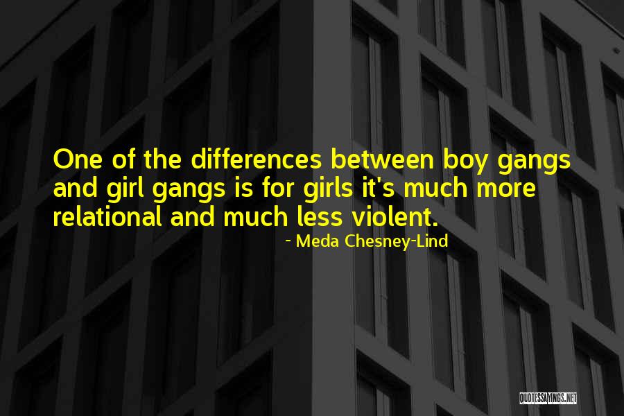 Lind Quotes By Meda Chesney-Lind Lind Quotes By Meda Chesney-Lind