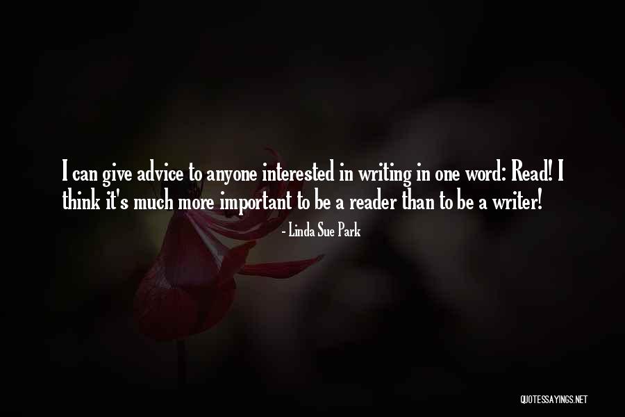 Linda Read Quotes By Linda Sue Park Linda Read Quotes By Linda Sue Park