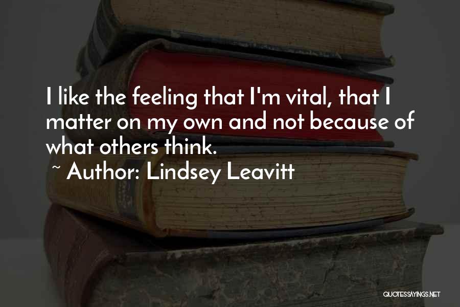 Lindsey Leavitt Quotes 372922