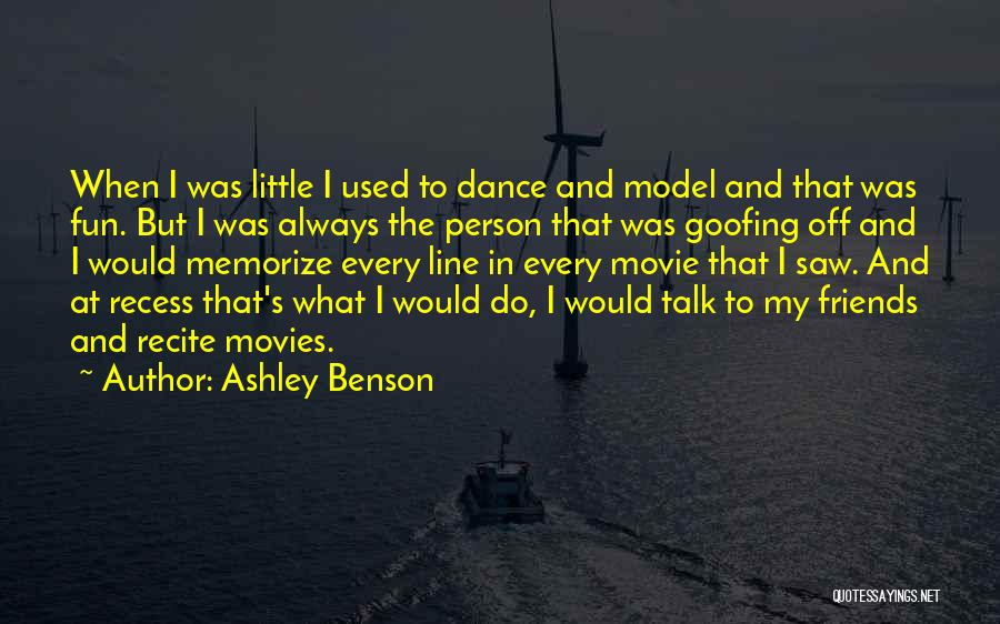 Line Dance Quotes By Ashley Benson