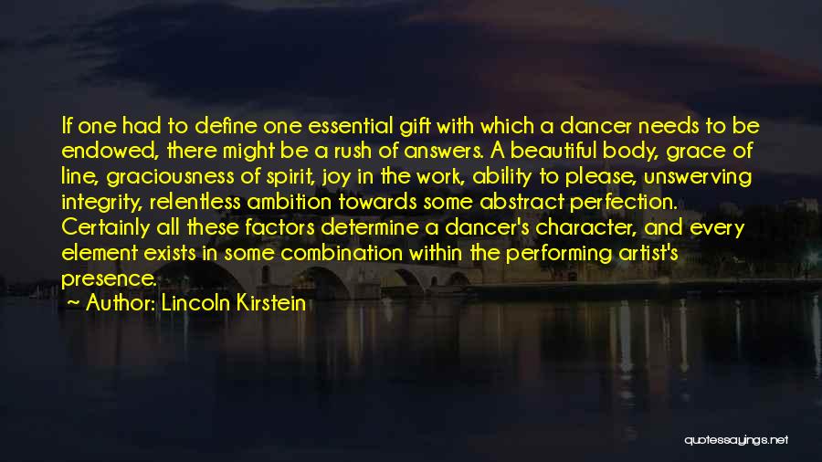 Line Dance Quotes By Lincoln Kirstein