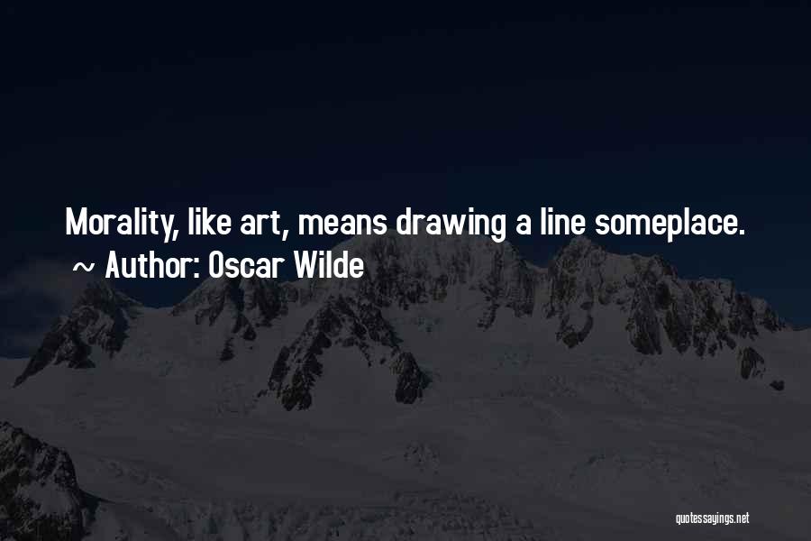Line Drawing Quotes By Oscar Wilde