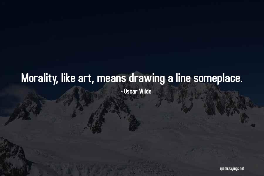 Line Drawing Quotes By Oscar Wilde