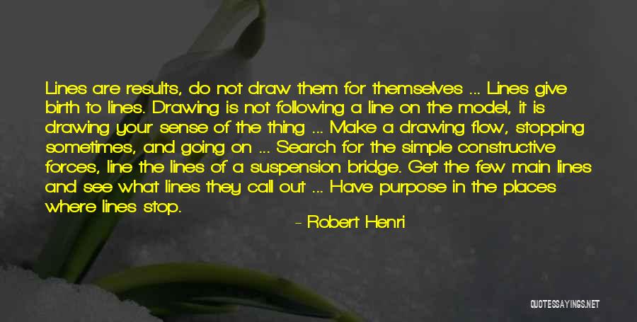 Line Drawing Quotes By Robert Henri