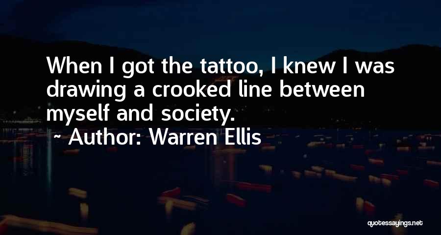 Line Drawing Quotes By Warren Ellis