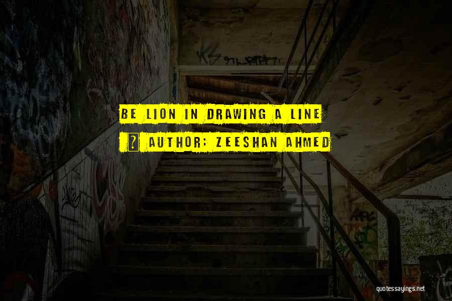 Line Drawing Quotes By Zeeshan Ahmed