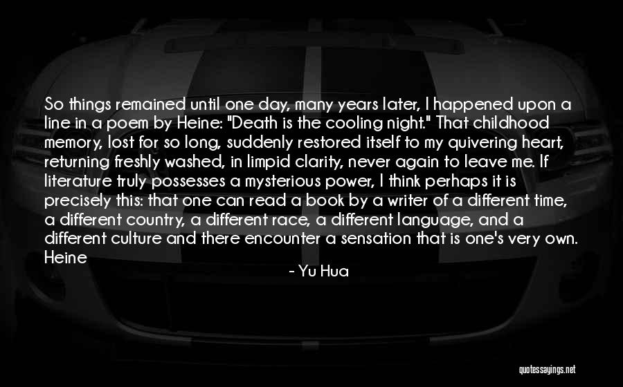 Line Upon Line Quotes By Yu Hua Line Upon Line Quotes By Yu Hua