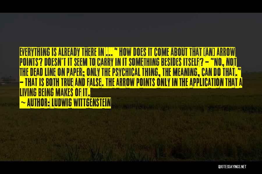 Line With Arrow Quotes By Ludwig Wittgenstein