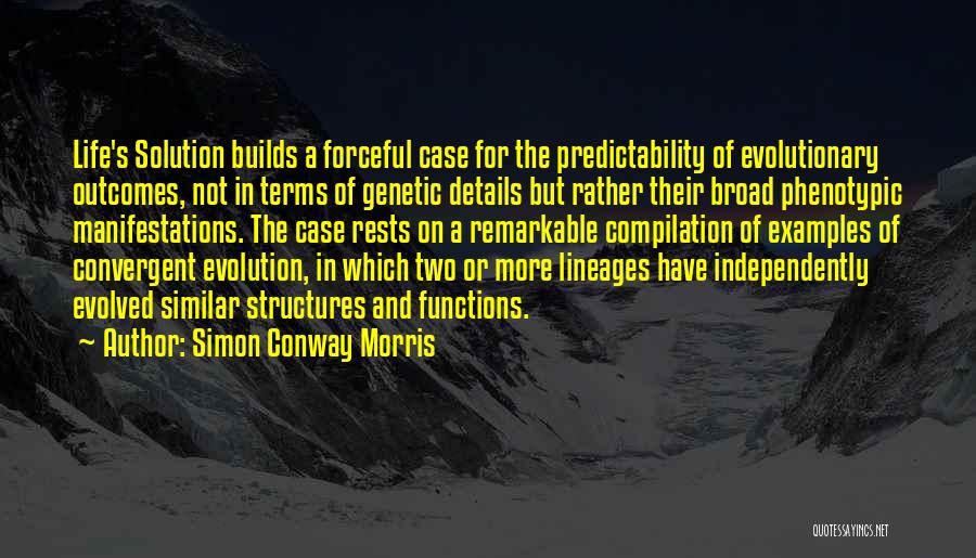 Lineages Quotes By Simon Conway Morris