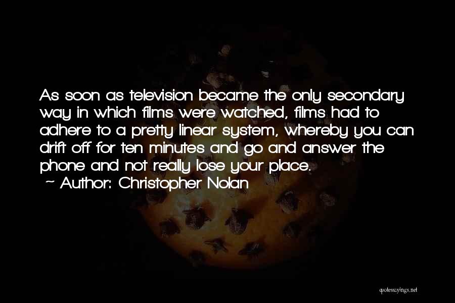 Linear Quotes By Christopher Nolan