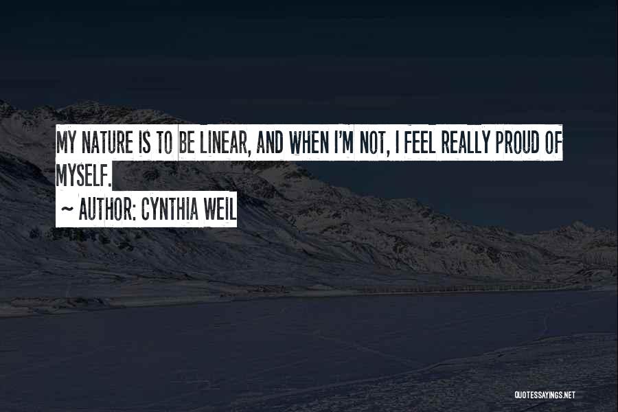 Linear Quotes By Cynthia Weil