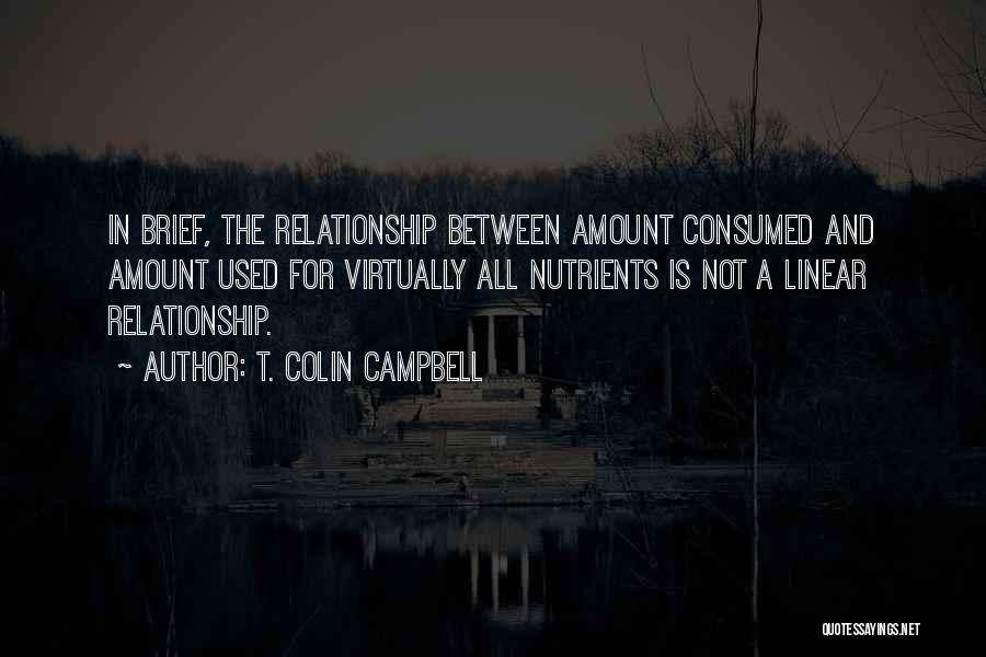 Linear Quotes By T. Colin Campbell