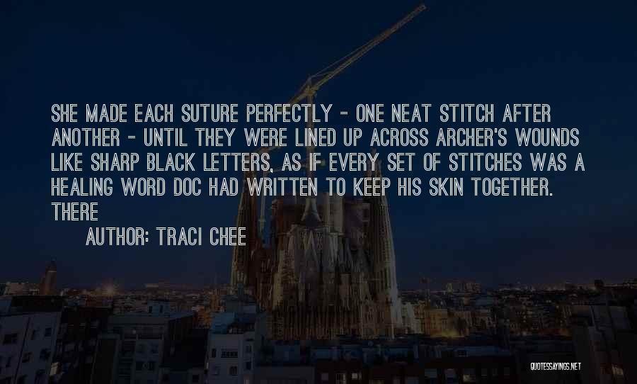 Lined Up Quotes By Traci Chee
