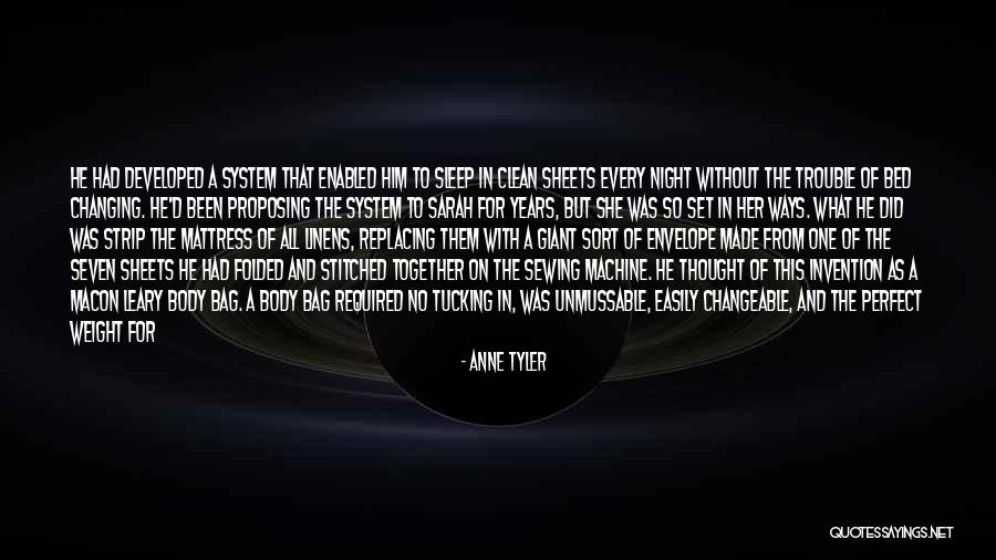 Linens Quotes By Anne Tyler