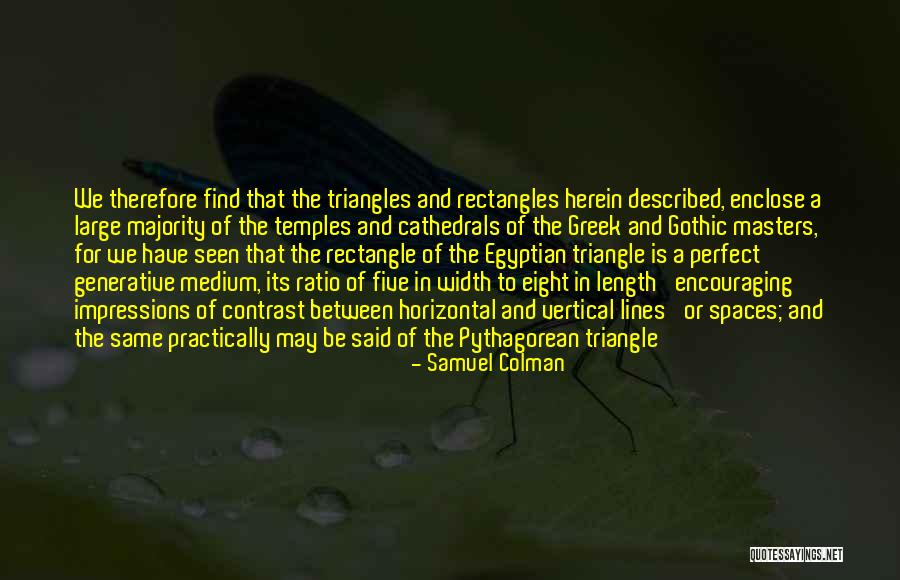 Lines In Architecture Quotes By Samuel Colman