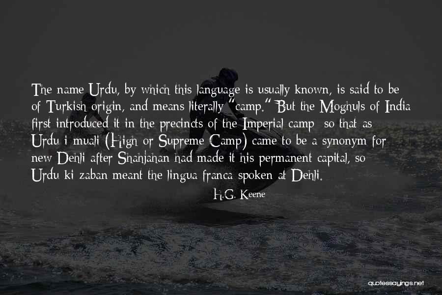 Lingua Quotes By H.G. Keene Lingua Quotes By H.G. Keene