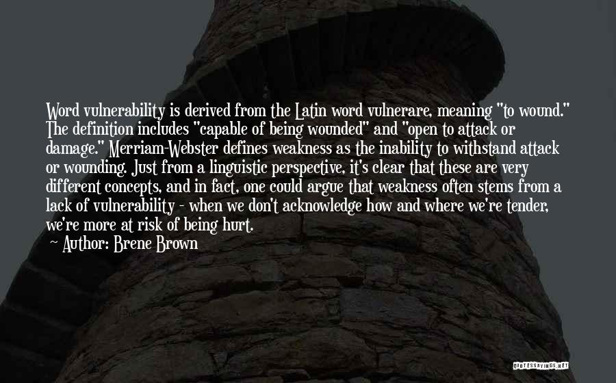 Linguistic Quotes By Brene Brown