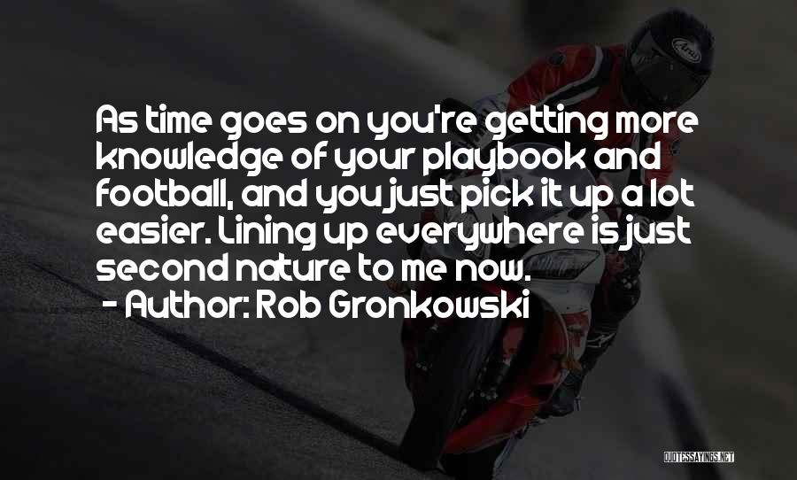 Lining Up Quotes By Rob Gronkowski