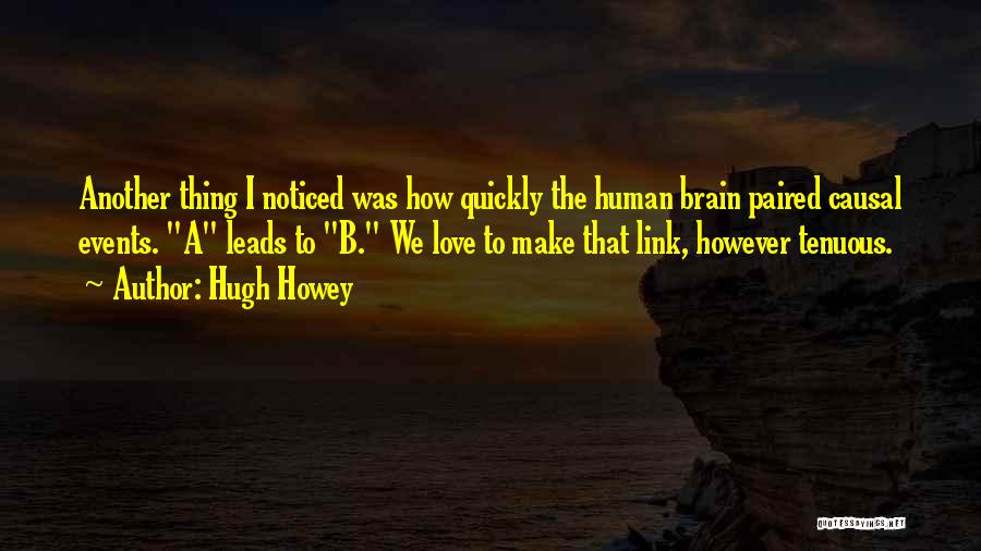 Link Quotes By Hugh Howey