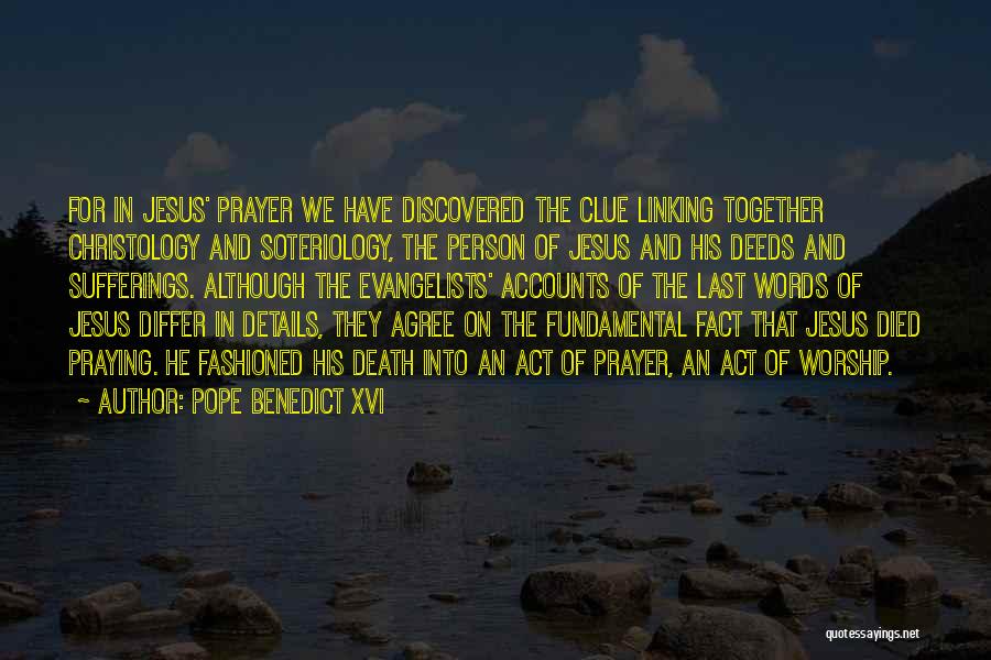 Linking Words Quotes By Pope Benedict XVI