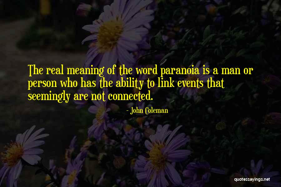 Links Quotes By John Coleman