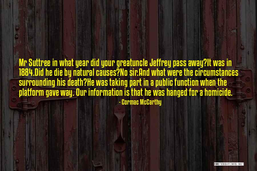 Linnade Vahelised Quotes By Cormac McCarthy Linnade Vahelised Quotes By Cormac McCarthy