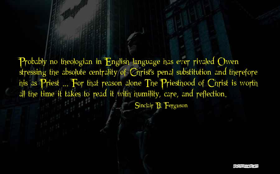 Linnard Hobler Quotes By Sinclair B. Ferguson Linnard Hobler Quotes By Sinclair B. Ferguson