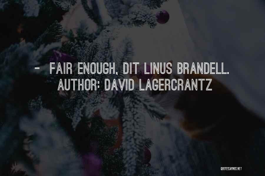 Linus Quotes By David Lagercrantz