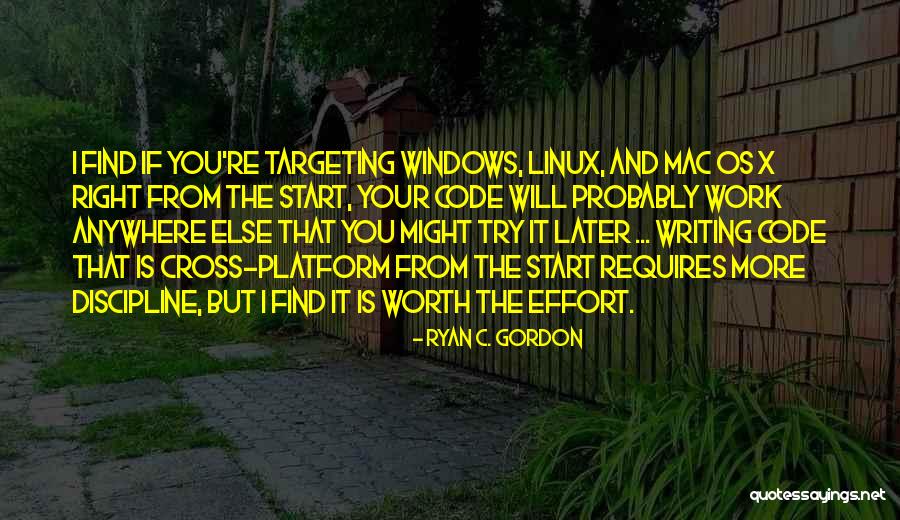 Linux And Windows Quotes By Ryan C. Gordon Linux And Windows Quotes By Ryan C. Gordon