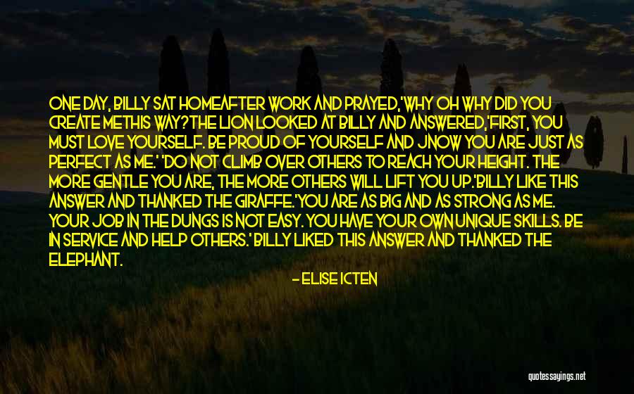 Lion And Elephant Quotes By Elise Icten