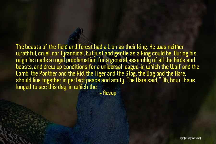 Lion And Lamb Quotes By Aesop Lion And Lamb Quotes By Aesop