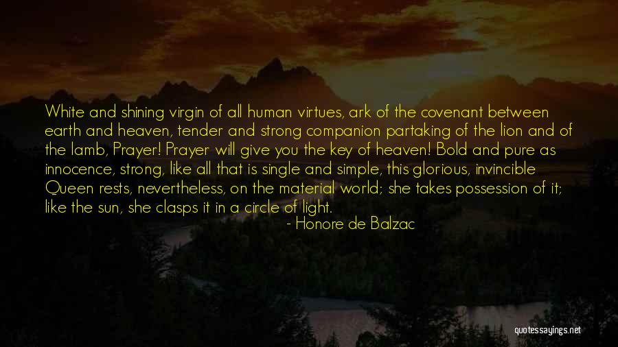 Lion And Lamb Quotes By Honore De Balzac