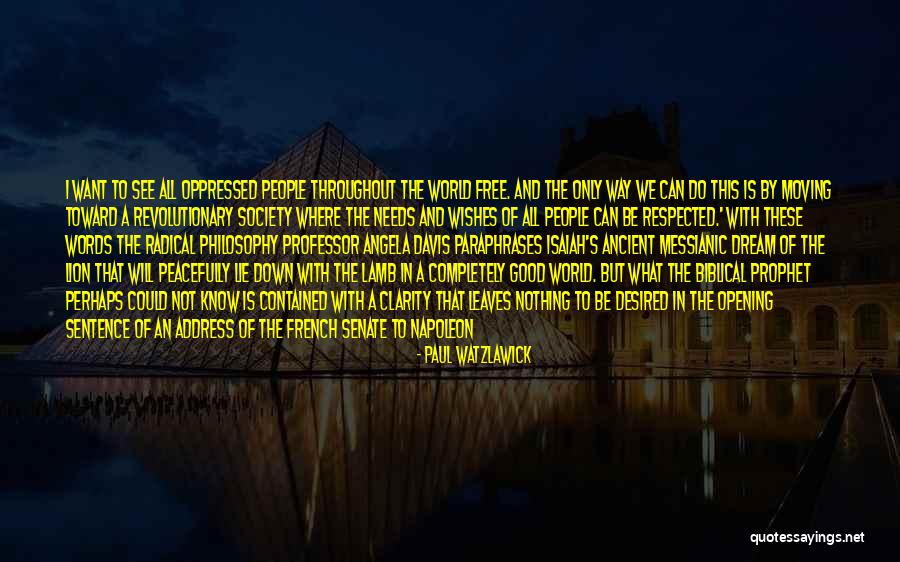 Lion And Lamb Quotes By Paul Watzlawick Lion And Lamb Quotes By Paul Watzlawick
