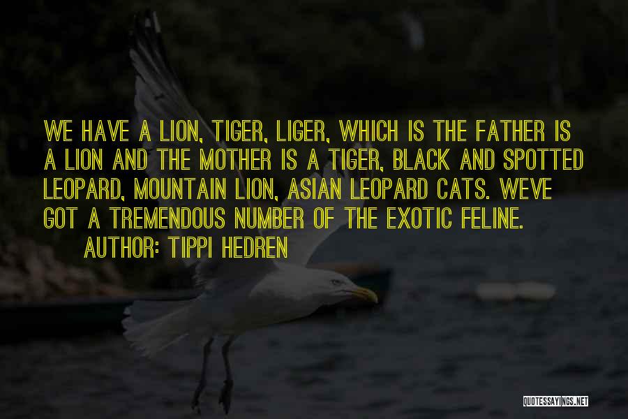 Lion And Leopard Quotes By Tippi Hedren