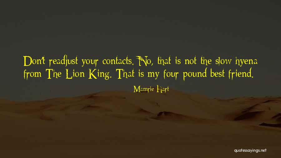 Lion Hyena Quotes By Mamrie Hart Lion Hyena Quotes By Mamrie Hart