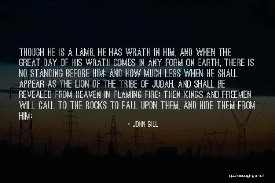 Lion Kings Quotes By John Gill