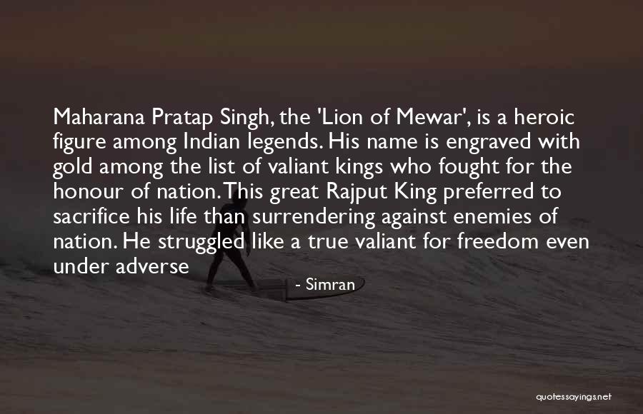 Lion Kings Quotes By Simran Lion Kings Quotes By Simran