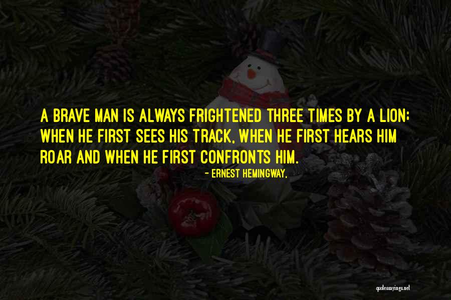 Lion Roar Quotes By Ernest Hemingway, Lion Roar Quotes By Ernest Hemingway,