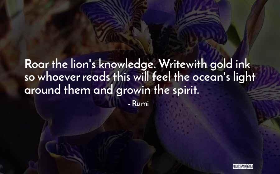 Lion Roar Quotes By Rumi Lion Roar Quotes By Rumi