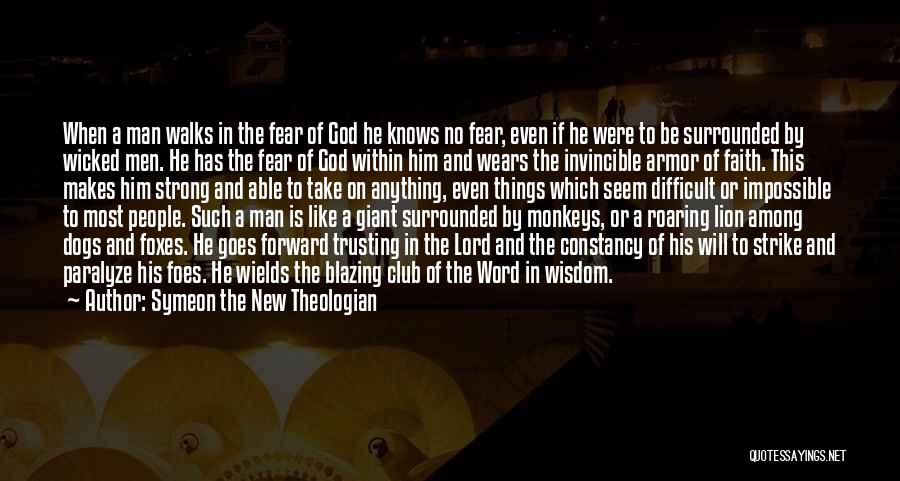 Lion Roaring Quotes By Symeon The New Theologian