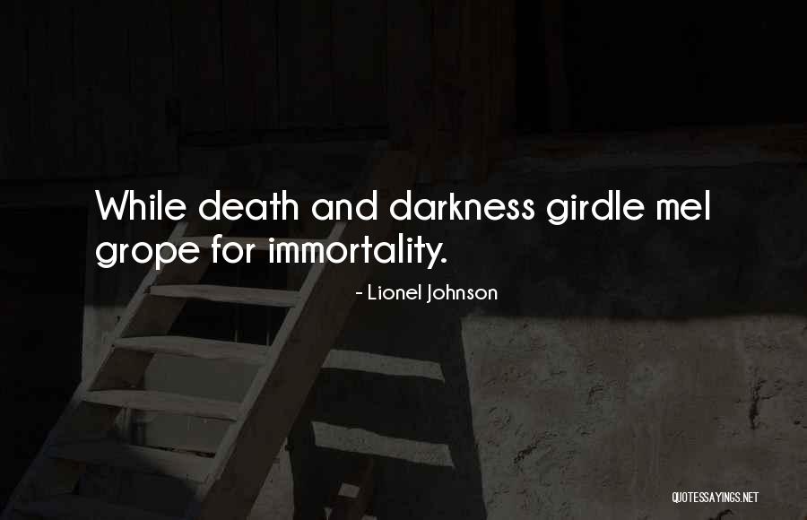 Lionel Johnson Quotes 650091